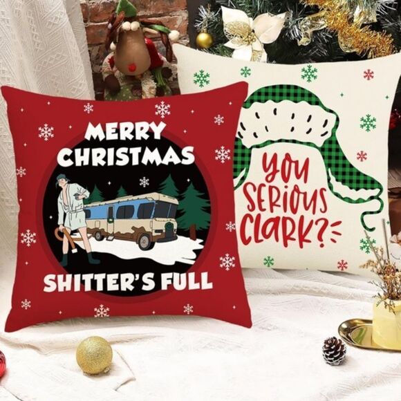 Griswold Christmas Vacation Gifts, 18x18 Christmas Vacation Throw Pillow… - Picture 2 of 4